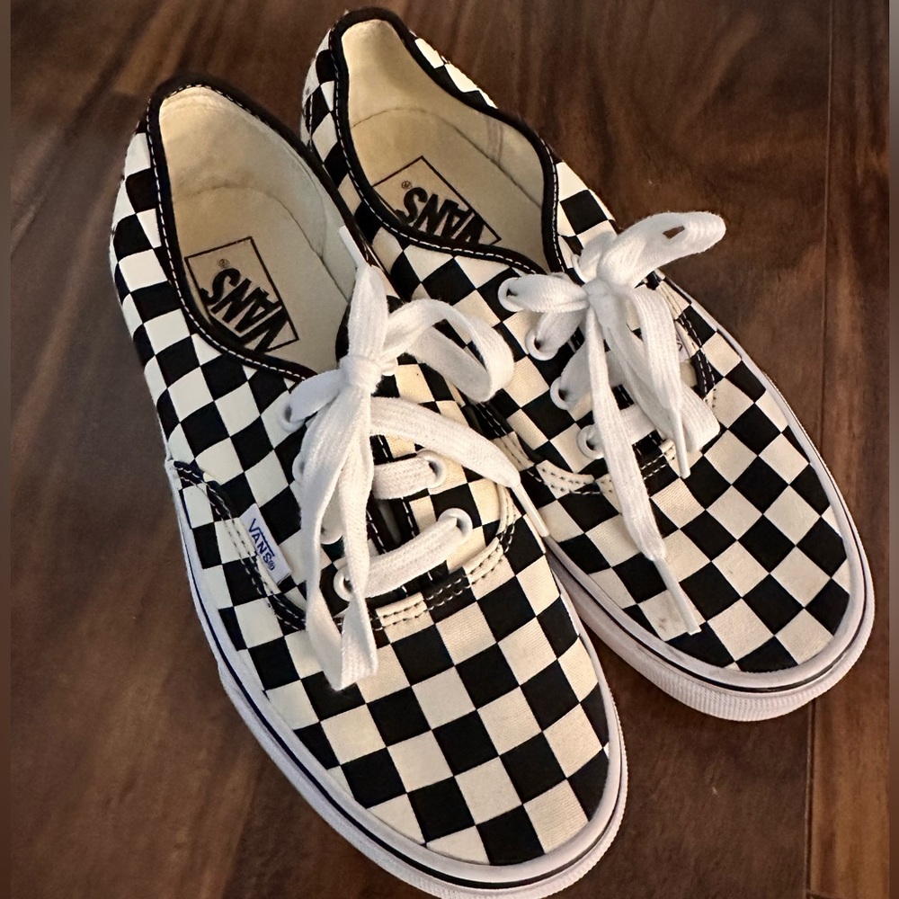 Checkered Vans Shoes